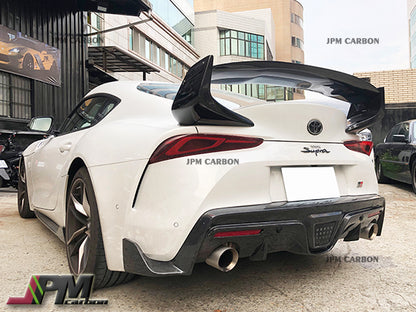 OEM Style Carbon Fiber Rear Replacement Diffuser Fits For 2019-2024 Toyota GR Supra A90 A91