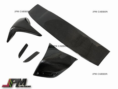 SH Style Carbon Fiber Trunk Spoiler Fits For 2019-2024 Toyota GR Supra A90 A91 Only