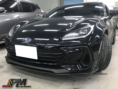 STI Style Carbon Fiber Front Lip Fits For 2022-2024 Subaru BRZ Only