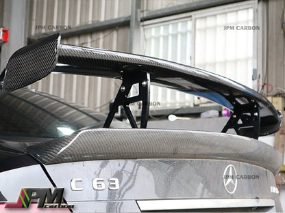 BS Style Carbon Fiber Trunk Spoiler For 2012-2014 Mercedes-Benz C204 C-Class Coupe