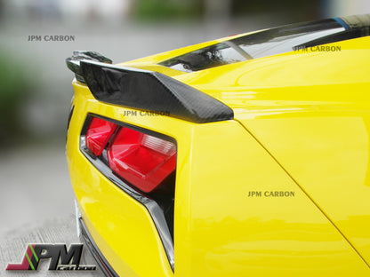 JPM Carbon Fiber Trunk Spoiler Fits For 2014-2019 Chevrolet Corvette C7