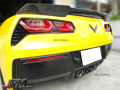 JPM Carbon Fiber Trunk Spoiler Fits For 2014-2019 Chevrolet Corvette C7