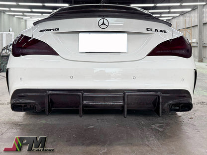 DP Style Carbon Fiber Rear Diffuser for FOR 2013-2018 Mercedes-Benz W117 CLA-Class with AMG Sport Package & CLA45 Only