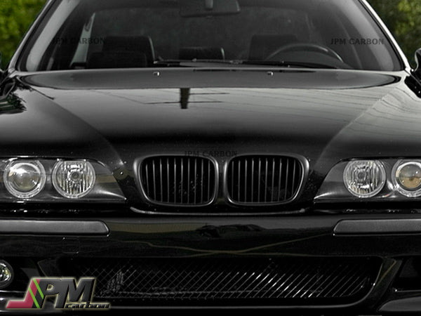 Matte Black Front Grille Fits For 1996-2003 BMW E39 5-Series & M5 Only.