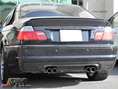 CL Style Carbon Fiber Rear Diffuser Fits For 2001-2006 BMW E46 M3 Coupe Only