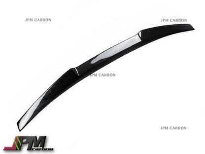 M4 Style Carbon Fiber Trunk Spoiler Fits For 1998-2006 BMW E46 3-Series Sedan Only