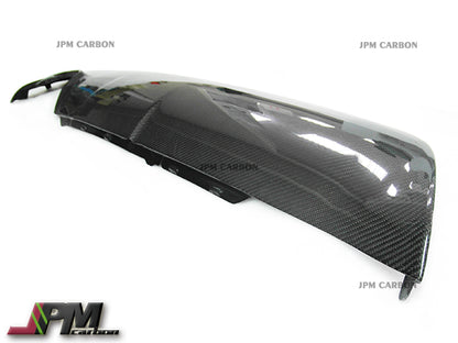 3D Style Carbon Fiber Rear Diffuser (For Left Dual Tips) Fits For 2004-2009 BMW E60 M-Sport Only