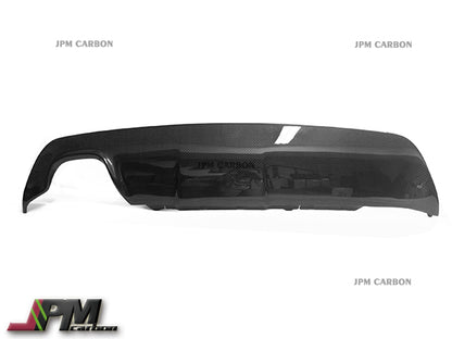 3D Style Carbon Fiber Rear Diffuser (For Left Dual Tips) Fits For 2004-2009 BMW E60 M-Sport Only