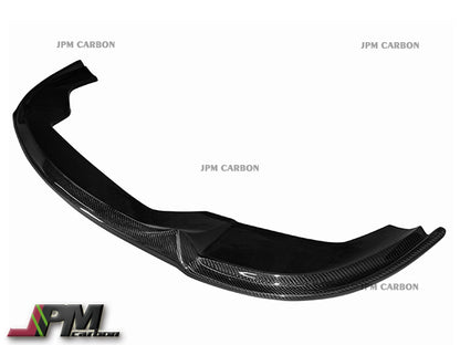 HG Style Carbon Fiber Front Bumper Add-on Lip Fits For 2004-2010 BMW E60 5-Series with M-Sport Package Only