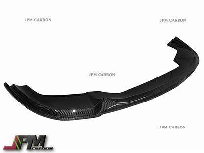 HG Style Carbon Fiber Front Bumper Add-on Lip Fits For 2004-2010 BMW E60 5-Series with M-Sport Package Only