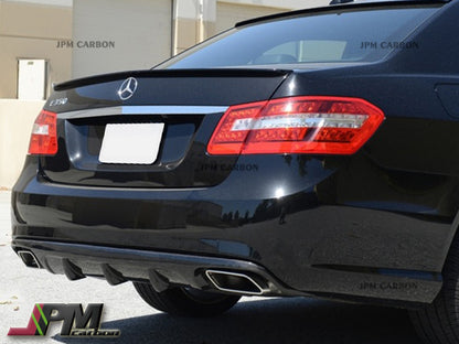 V Style Carbon Fiber Rear Diffuser Fits For 2010-2013 Mercedes-Benz W212 with AMG Sport Package & E63AMG Only