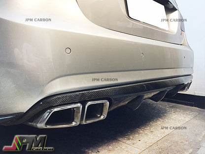 V Style Carbon Fiber Rear Diffuser Fits For 2010-2013 Mercedes-Benz W212 with AMG Sport Package & E63AMG Only