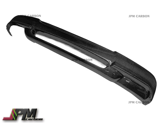 3D Style Carbon Fiber Rear Diffuser (For Left Dual Tips) Fits For 2006-2011 BMW E90 M-Sport Only