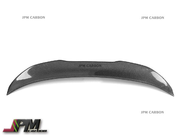 PSM Style Carbon Fiber Trunk Spoiler Fits For 2005-2011 BMW E90 3-Series Sedan Only