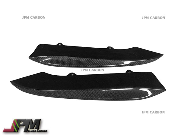 GS Style Carbon Fiber Rear Bumper Add-on Splitter Lips Fits For 2008-2012 BMW E92 E93 M3 Only