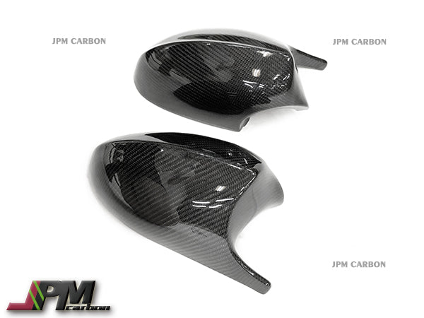 M3 Style Carbon Fiber Replacement Mirror Covers Fits For 2008-2010 BMW E92 E93 Pre-facelift Only