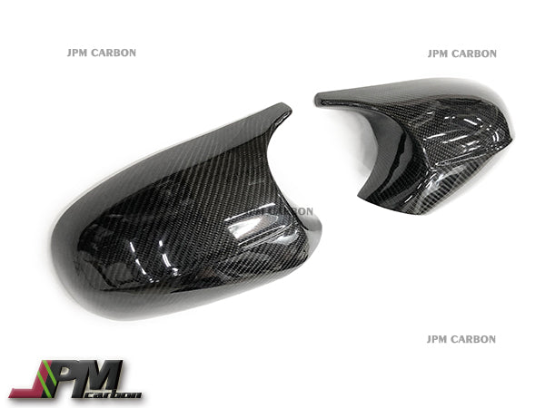 M3 Style Carbon Fiber Replacement Mirror Covers Fits For 2008-2010 BMW E92 E93 LCI Only