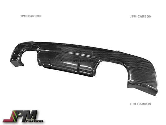 3D Style Carbon Fiber Rear Diffuser (For Quad Exhaust Tips) Fits For 2008-2013 BMW E92 E93 M-Sport Only