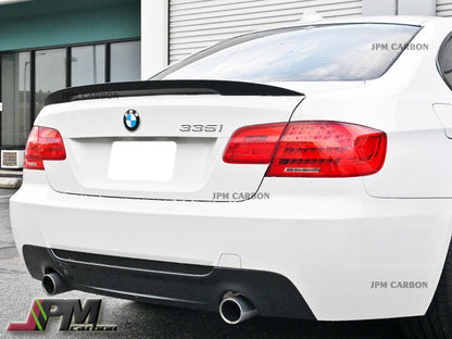 Performance High Kick Style Carbon Fiber Trunk Spoiler Fits For 2008-2013 BMW E92 3-Series Coupe Only