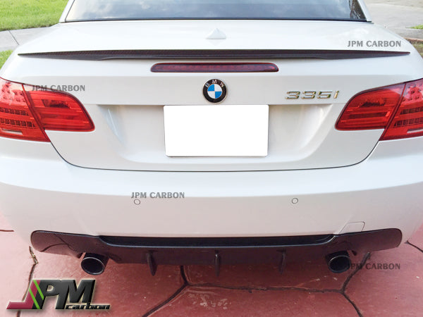 Performance Style Carbon Fiber Trunk Spoiler Fits For 2008-2013 BMW E93 3-Series Convertible Only