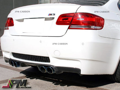 3D Style Carbon Fiber Rear Diffuser Fits For 2008-2013 BMW E92 E93 M3 Only