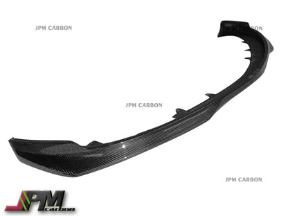 RA Style Carbon Fiber Front Bumper Add-on Lip Fits For 2006-2007 Mitsubishi EVO 9th Only