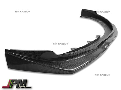 VR Style Carbon Fiber Front Bumper Add-on Lip Fits For 2006-2007 Mitsubishi EVO 9th Only