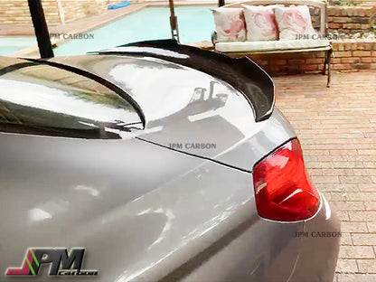 PSM Style Carbon Fiber Trunk Spoiler Fits For 2012-2018 BMW F06 6-Series Gran Coupe Only