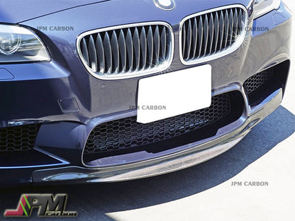 RK Style Carbon Fiber Front Bumper Add-on Lip Fits For 2011-2016 BMW F10 M5 Only