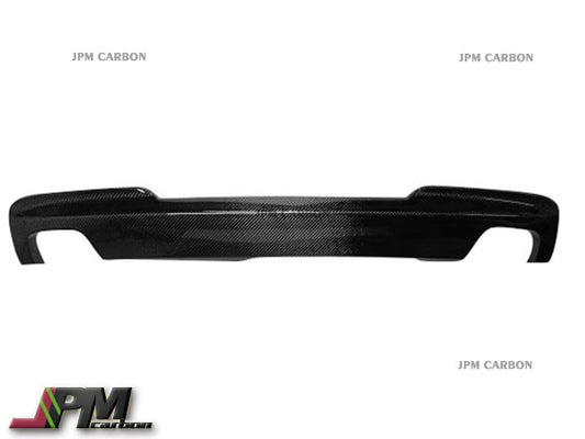 OEM Style Carbon Fiber Rear Diffuser (For Quad Exhaust Tips) Fits For 2011-2015 BMW F10 5-Series M-Sport Only