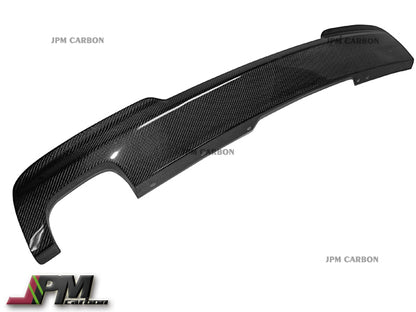 OEM Style Carbon Fiber Rear Diffuser (For Left Dual Exhaust Tips) Fits For 2011-2015 BMW F10 5-Series M-Sport Only