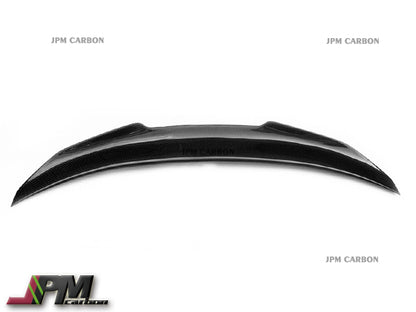 PSM Style Carbon Fiber Trunk Spoiler Fits For 2011-2016 BMW F10 5-Series Sedan Only