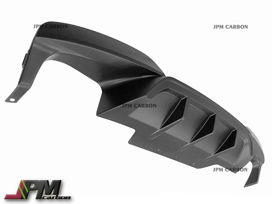 P Style Matte Black PP(Polypropylene) Rear Diffuser For 2012-2018 BMW F06 F12 F13 M6 & M-Sport Only