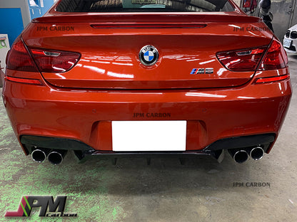 P Style Carbon Fiber Rear Diffuser For 2012-2018 BMW F06 F12 F13 M6 & M-Sport Only