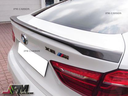 Performance Style Carbon Fiber Trunk Spoiler Fits For 2014-2018 BMW F16 X6 Only