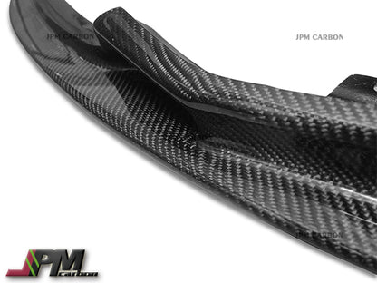 3D Style Carbon Fiber Front Bumper Add-on Lip Fits For 2014-2021 BMW F22 M-Sport Only