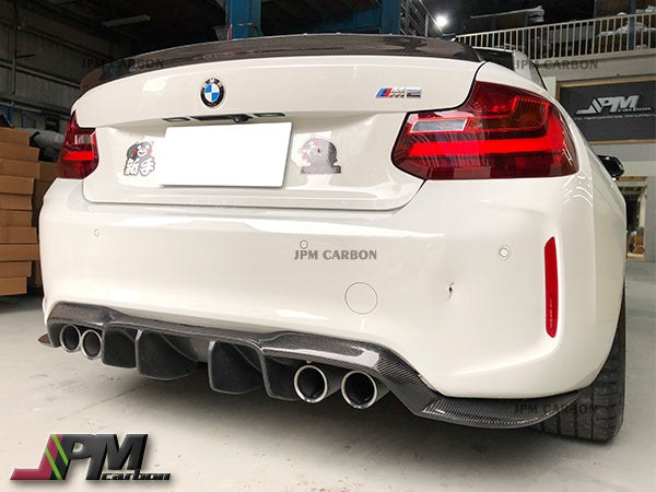 3D Style Carbon Fiber Trunk Spoiler Fits For 2014-2021 BMW F22 2-Series Coupe Only