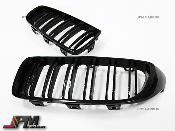 M Style Gloss Black Front Grille Fits For 2012-2018 BMW F30 F31 3-Series Only