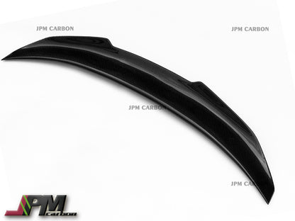 PSM Style Carbon Fiber Trunk Spoiler Fits For 2014-2020 BMW F32 4-Series Coupe Only