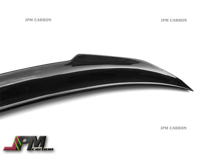 PSM Style Carbon Fiber Trunk Spoiler Fits For 2014-2020 BMW F32 4-Series Coupe Only