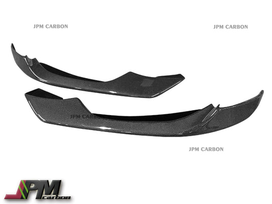 AC Style Carbon Fiber Front Splitter Lips Fits For 2015-2020 BMW F80 M3 / F82 M4 Only