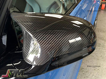 Carbon Fiber Replacement Mirror Covers Fits For 2015-2020 BMW F80 M3 / F82 M4 Only