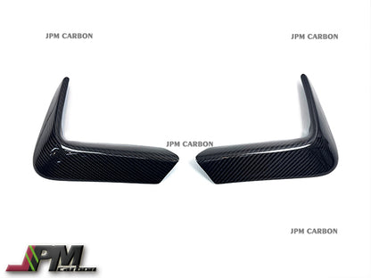 Carbon Fiber Rear Bumper Trim Covers Fits For 2014-2020 BMW F80 M3 & F82 M4 Only