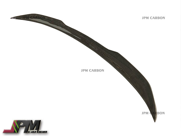 PR Style Carbon Fiber Trunk Spoiler Fits For 2015-2020 BMW F82 M4 Only