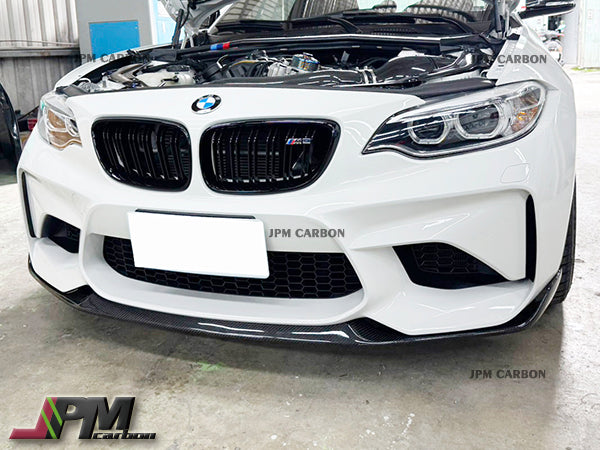 Performance Style Carbon Fiber Front Bumper Add-on Lip Fits For 2015-2018 BMW F87 M2 Only