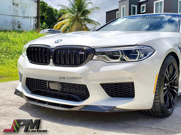 RK Style Carbon Fiber Front Bumper Add-on Lip Fits For 2018-2020 BMW F90 M5  Only