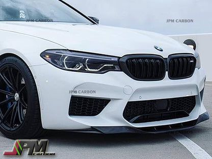 RK Style Carbon Fiber Front Bumper Add-on Lip Fits For 2018-2020 BMW F90 M5 Only