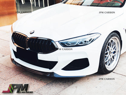 OEM Style Carbon Fiber Front Bumper Add-on Lip Fits For 2020-2023 BMW G14 G15 G16 with M-Sport Package Only