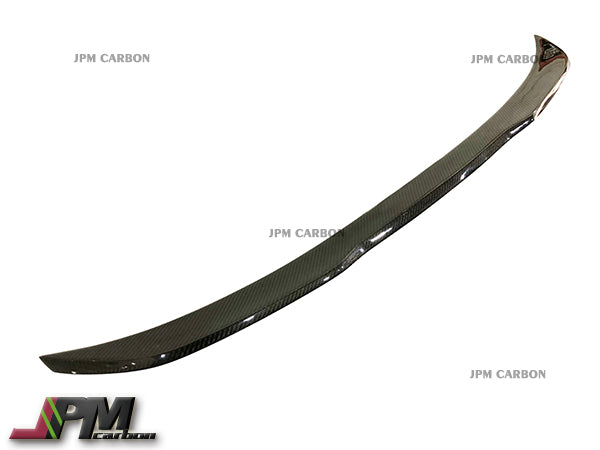 PR Style Carbon Fiber Trunk Spoiler Fits For 2019-2024 BMW G20 G28 3-Series Sedan & G80 M3 Only