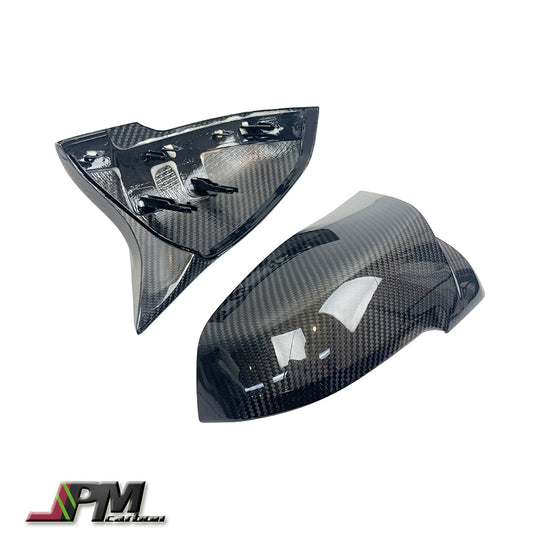 Carbon Fiber Mirror Replacement Covers Fits For 2019-2024 Toyota GR Supra A90 A91 Only